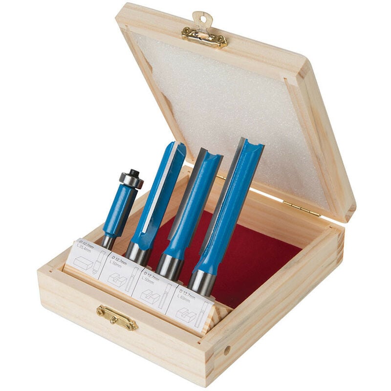 Coffret 4 fraises pour cuisines 1/4 et 1/2