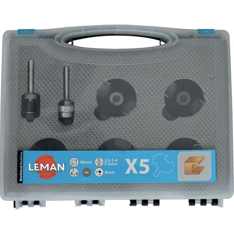 Leman - Coffret de 5 disques à rainer D48mm - 4728.700.52