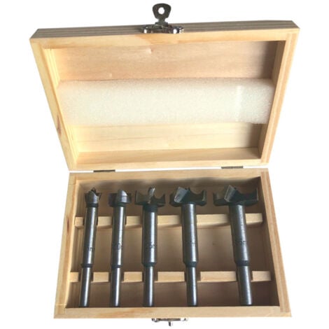 Coffret 5 mèches à façonner bois D. 15 à 35 mm x Q. 8 mm - 440150 - Beast