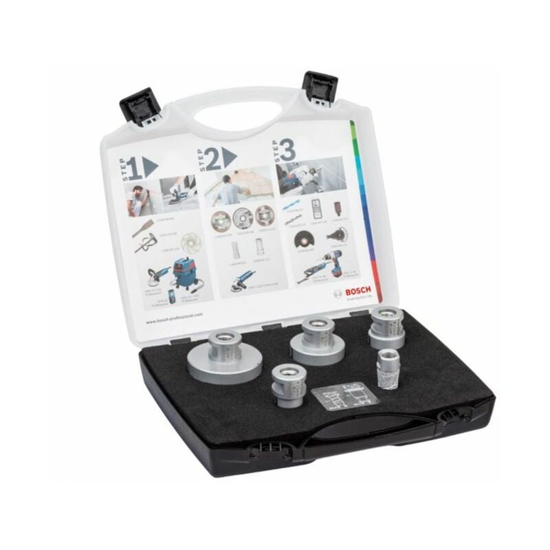 Bosch - Coffret 5 scie trépans Diamant DrySpeed - 2608576669