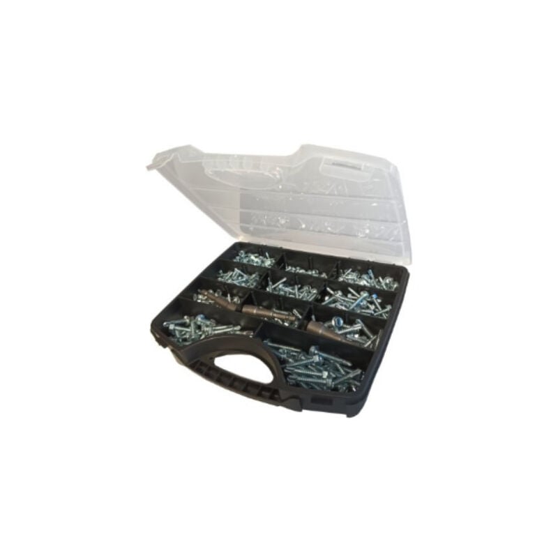Coffret 500 vis auto-perceuses th Degometal Diamètre 4,2 à 6,3 mm