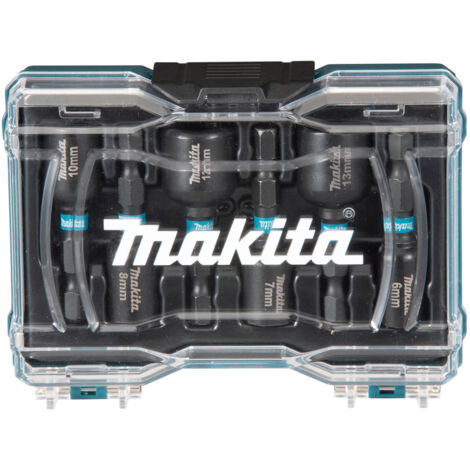 Coffret 6 douilles à queue Impact MAKITA E-15768 BLACK