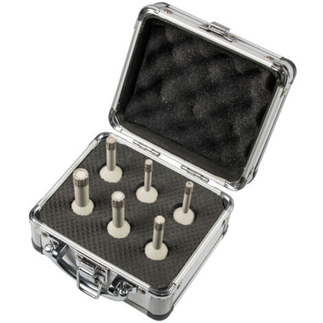 Coffret 6 forets diamantés DK 600 F à sec pour carreaux - Klingspor 331076