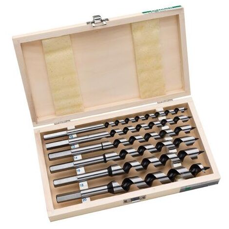 Coffret 6 forets torse bois Ø10/12/14/16/18/20 x L.230/150 emm.cylindrique HIKOKI 781992