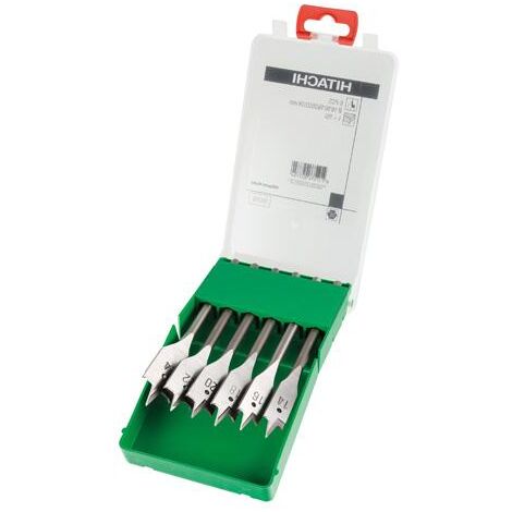 Coffret 6 mèches à bois plates 13/16/19/20/22/25 HIKOKI 781792
