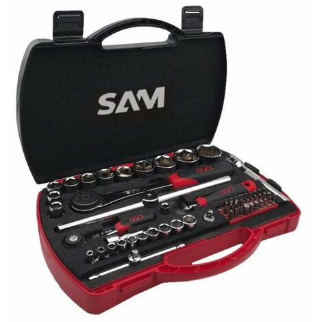 Coffret de 60 outils 12 et 14 Sam Outillage 75SHR60Z