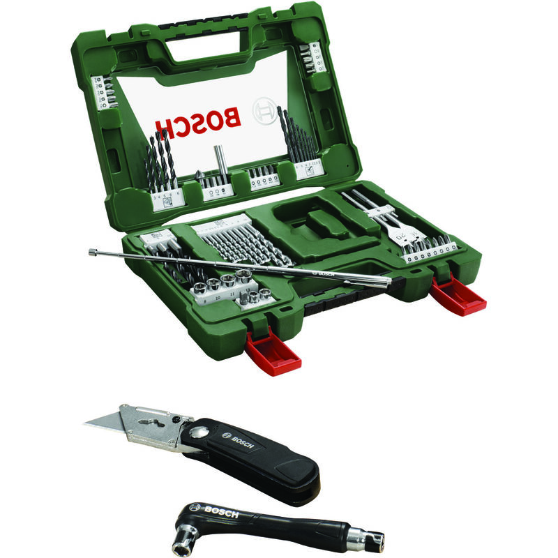 Coffret avec accessoires de perçage et vissage Bosch 68 pieces 2607017307