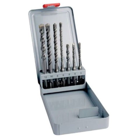 Coffret 7 forets sds monster 5+6+8 lg116mm 6+8+10+12 lg166 mm mm