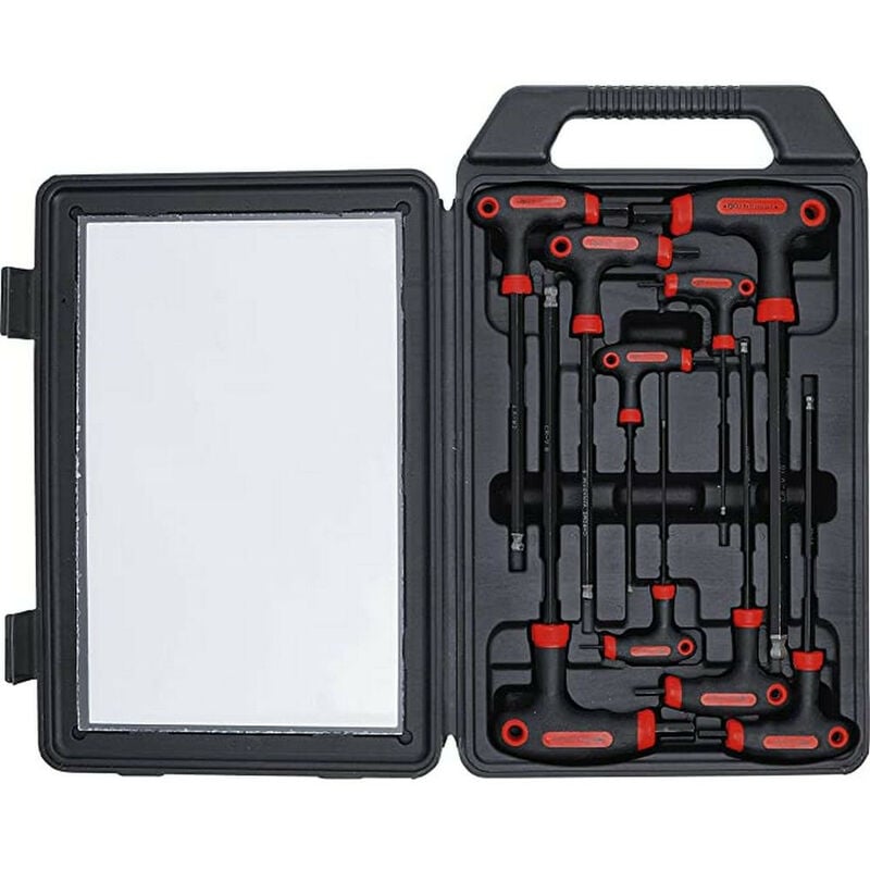 Bgs Technic - Coffret 9 cles males 6 pans btr allen poignee t et tete spherique