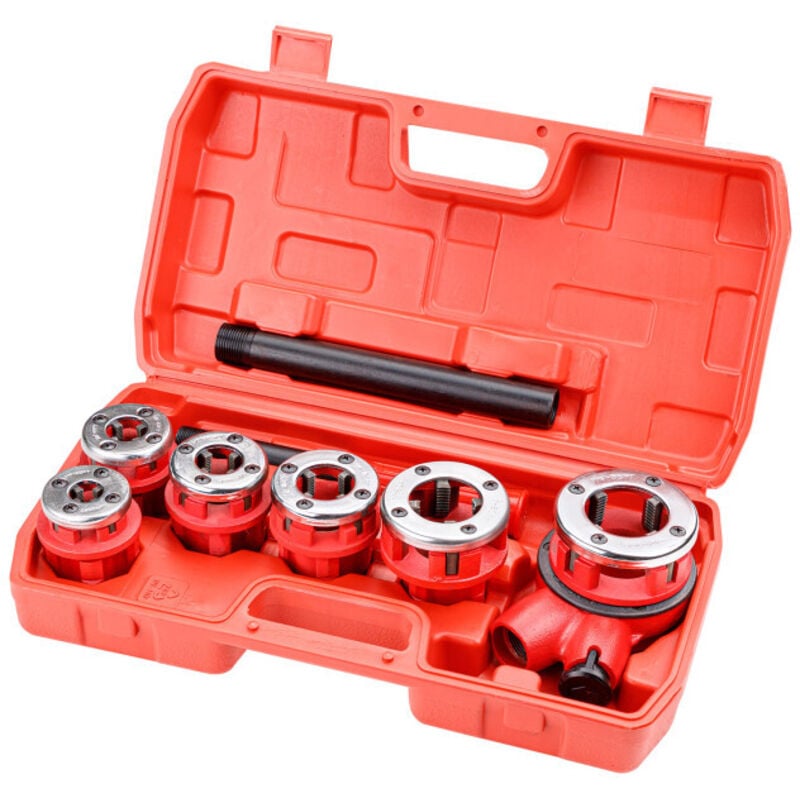 Dema - Coffret 9 pc dont 6 filières de plombier hss