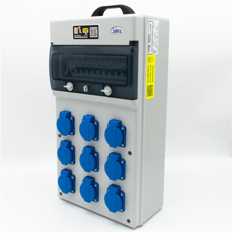 Coffret 9 prises monophasé 40A