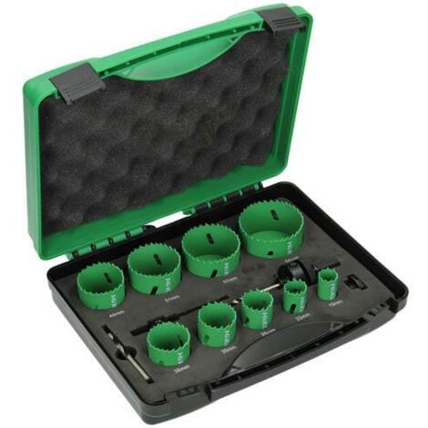 Coffret 9 scies cloche bimétal mécanicien 13 pcs HIKOKI 752173