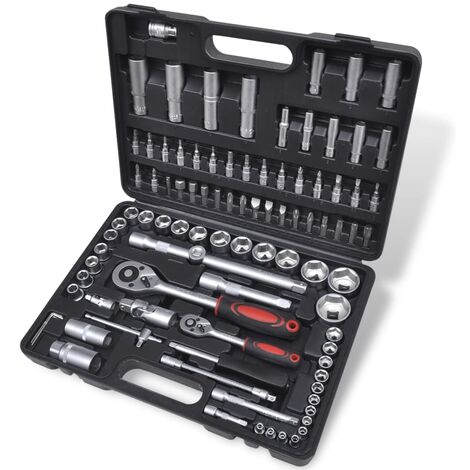 Jeu de tournevis à cliquet 38Pc Clé à douille en acier au chrome-vanadium