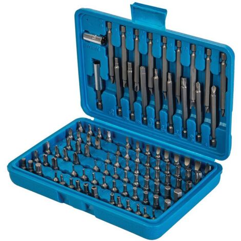Coffret 98 pièces d'embouts de vissage multi-empreintes Q 6,35 mm - 633662 - Silverline