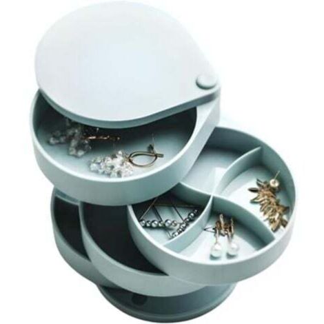 Coffret à bijoux à 2 niveaux en velours vert foncé pour femmes, boucles d'oreilles, colliers, montres, avec serrure et clé