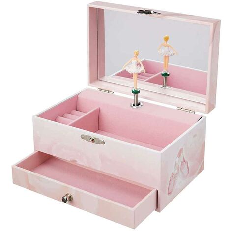 Coffret à bijoux musical Ballerine phosphorescent
