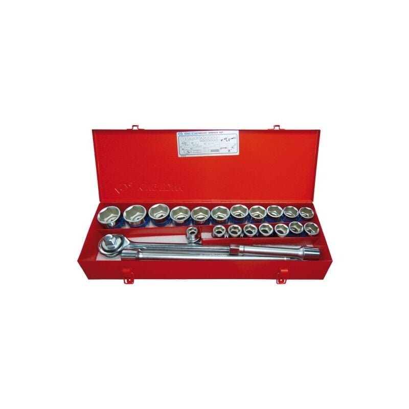 King Tony - Coffret à douilles 3/4 23 pièces 17 à 42mm