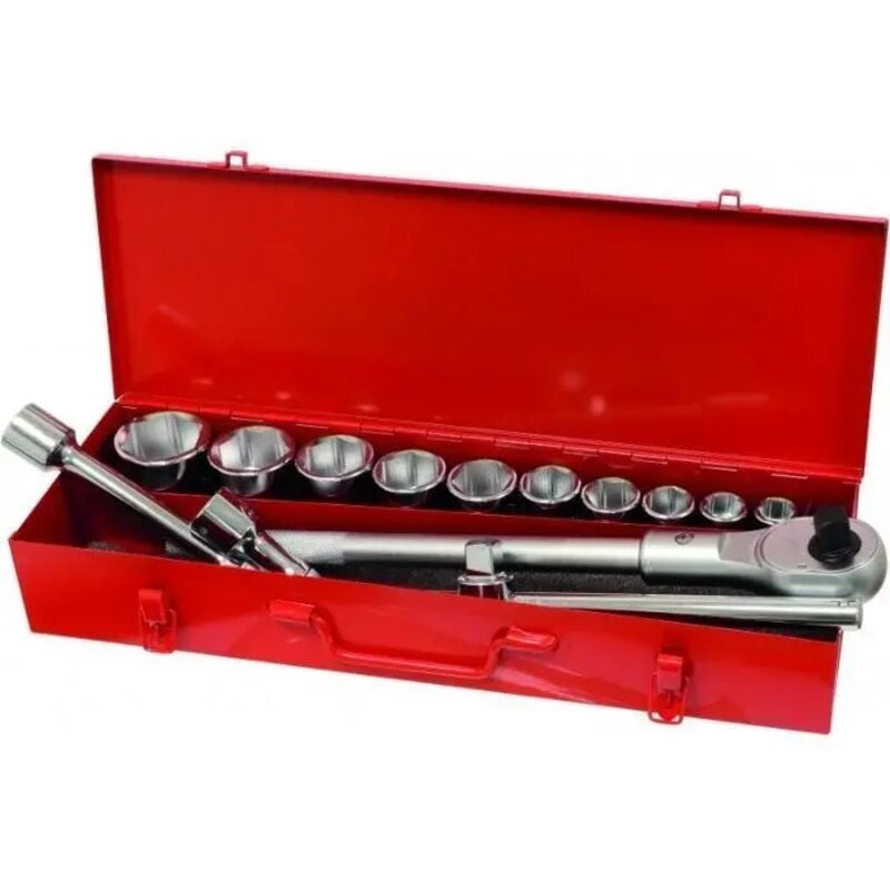 Drakkar Equipement - Coffret métallique de douilles 3/4' - 14pc drakkar