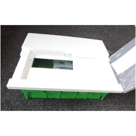 SCHNEIDER ELECTRIC Coffret à encastrer 1x12M 1 rangée avec porte pour mur plein 294x252x98mm IP40 Mini Pragma SCHNEIDER MIP20112T