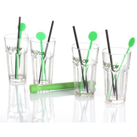 Coffret À Mojito "13 Pièces" 14Cm Transparent