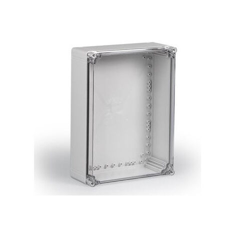 Coffret ABS 300x400x132mm avec couvercle transparent étanche IP67 ik08 CUBO O ENSTO