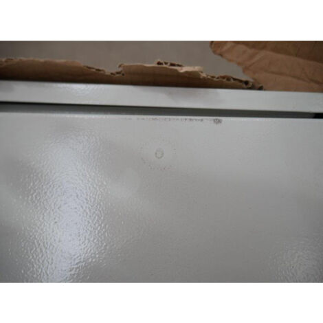 Coffret acier gris (Déclassé) 400x4000x200mm pour DHM avec porte pleine + serrure IK10 IP54 Spacial