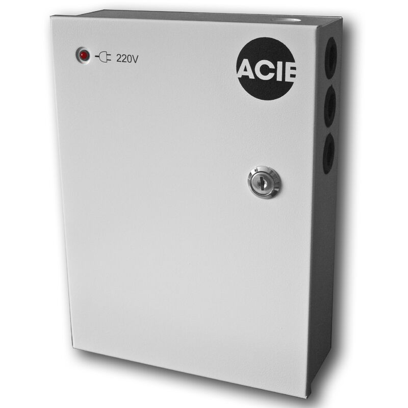 Acie - coffret alimentation - régulée - boitier métal - 13.8v - 3a - sans batterie pac3-12