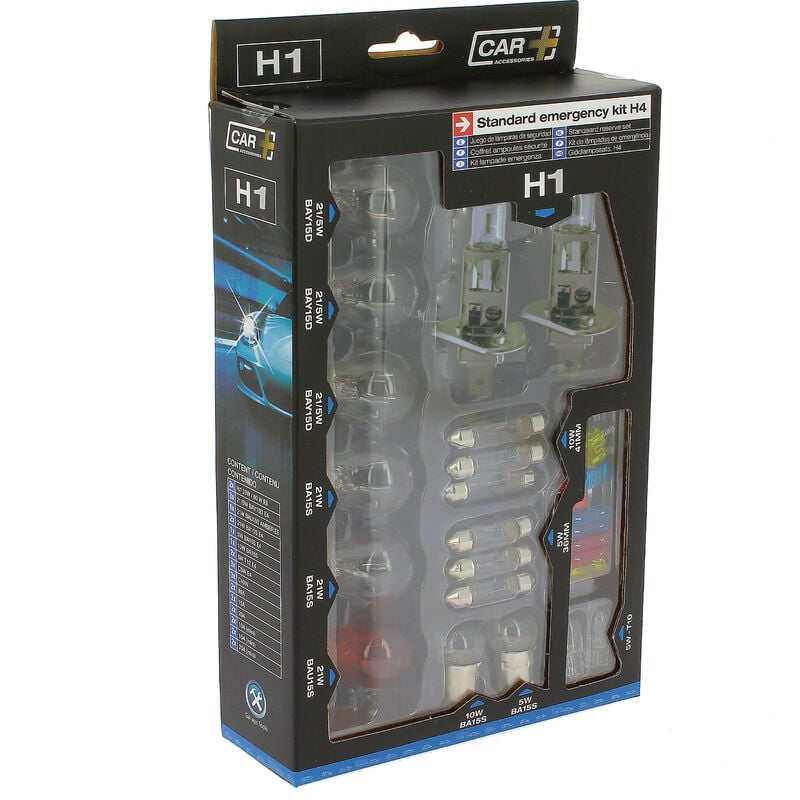 Sumex - coffret d'ampoules de remplacement H1 + 18 ampoules + 12 fusibles
