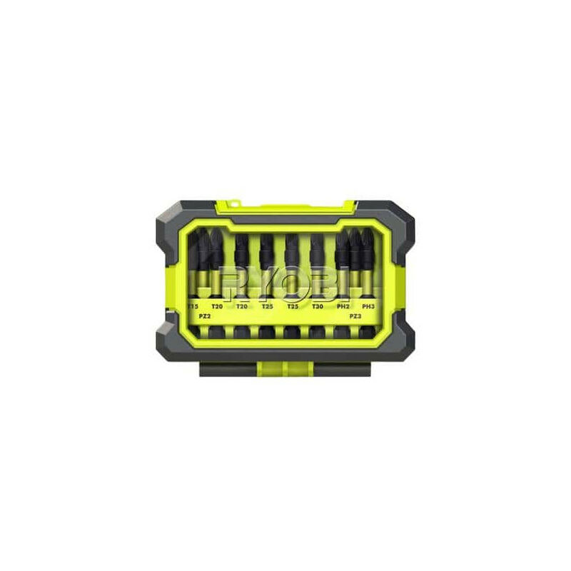 Coffret Embouts De Vissage Ryobi RAK10MSDI – 10 Pièces, Mandrin Quick Change - vue 2
