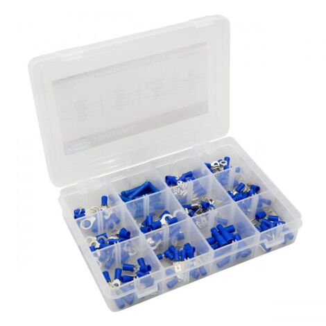 Coffret assortiment 165 cosse électrique isolé bleu AutoMaster