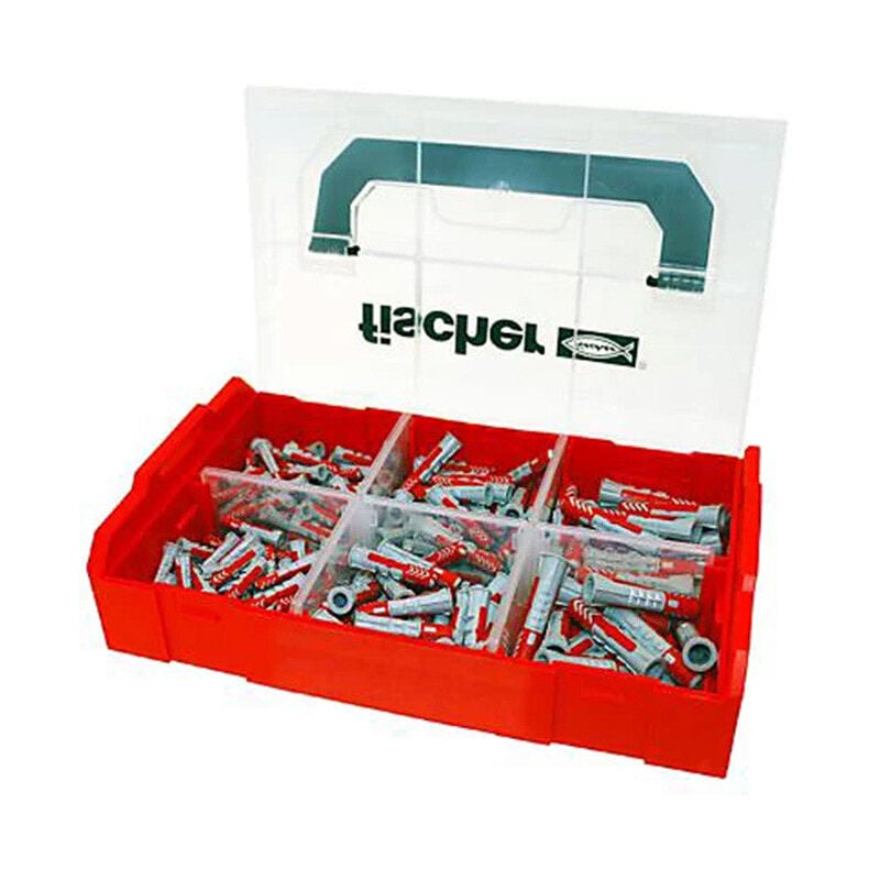 105 chevilles DUOPOWER + 105 vis en Malette L-BOXX FISCHER 536162