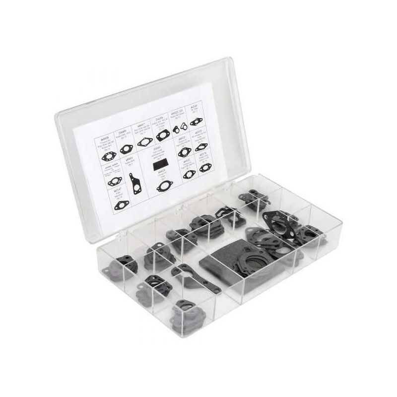 Coffret assortiment membranes carburation 119 pièces.