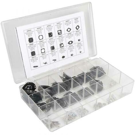Coffret assortiment membranes remplace Tillotson 180 pièces