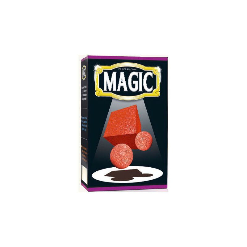 Coffret Balles Mousses Magiques Venteo Coffret de magie pour enfant - Magie professionnelle - Illusions spectaculaires - 15 tours de magie - Rouge
