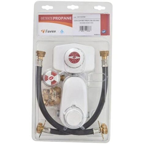Coffret bi-bouteilles propane cof4 detendeur sp4 Favex 7019011