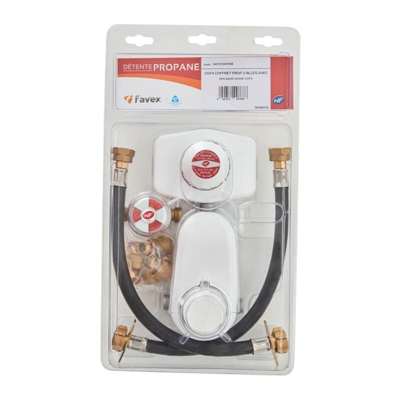 Coffret bi-bouteilles propane d'origine