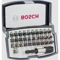Coffret BOSCH 32 pieces - Embouts de vissage + porte embouts 1/4 - 2607017319
