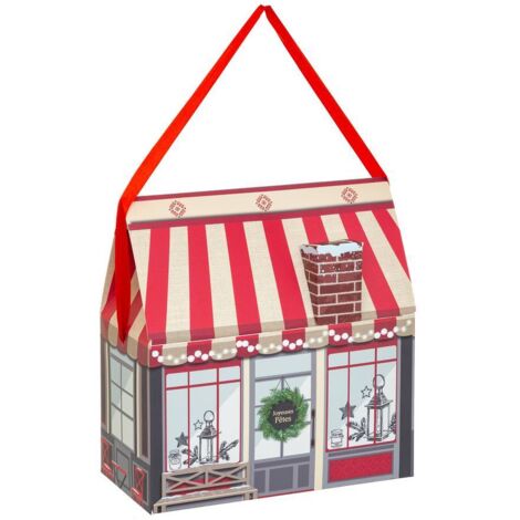 Coffret cadeau avec poignée, Cottage du Père Noël