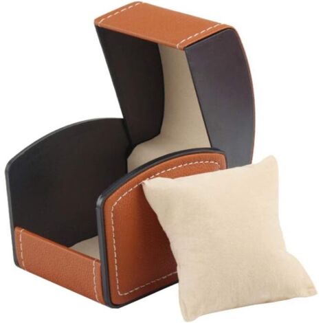 Coffret cadeau de rangement de montre en cuir PU