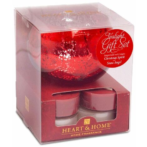 Coffret cadeau Bougie Ange d'hiver avec son Carrousel