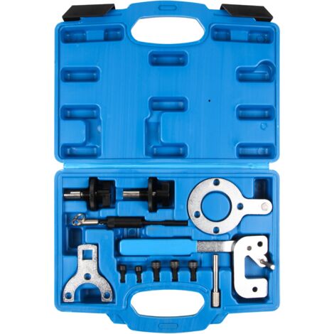 Equipement Express Sicoba – Coffret calage courroie distribution – Compatible moteurs Diesel FORD FIAT SUZUKI OPEL GM 1,3 – Outils de réglage inclus