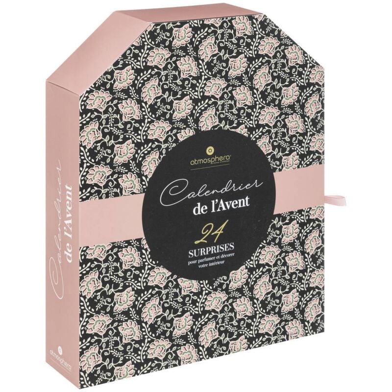 Atmosphera - Coffret calendrier de l avent Lumière hiver 32x40,5cm créateur d'intérieur