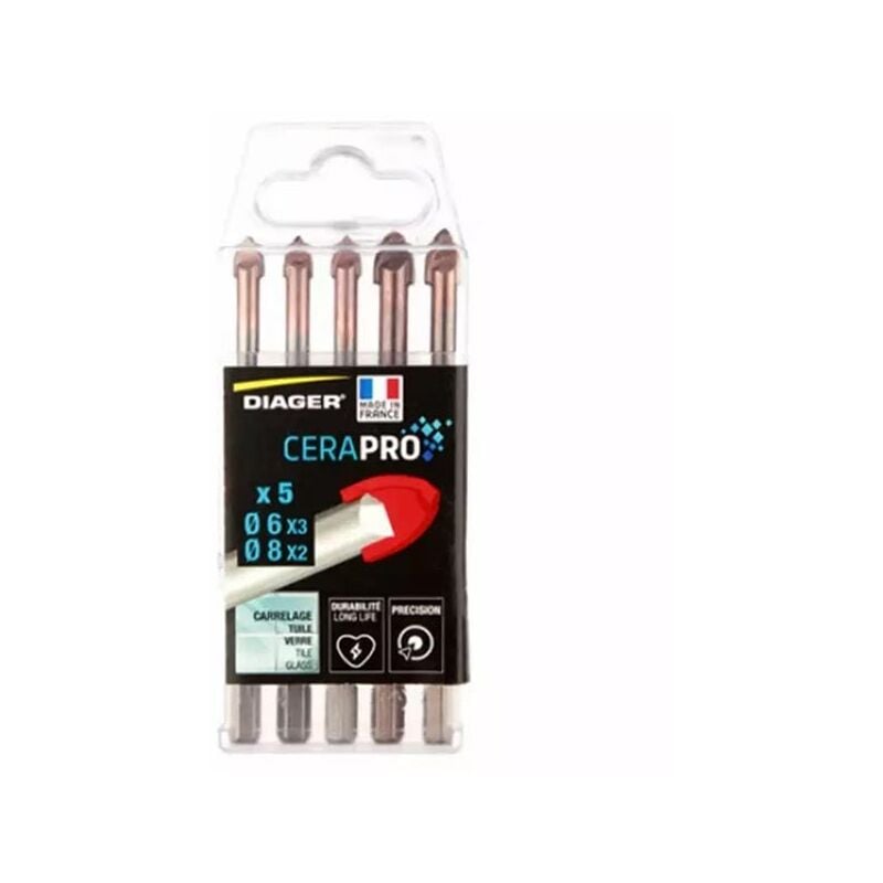 Diager - Coffret Forets Carrelage Cerapro 5 pièces