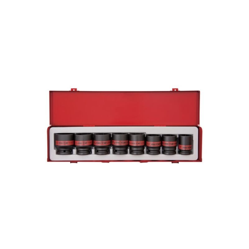 Coffret choc 3/4 8 pièces sae - King Tony