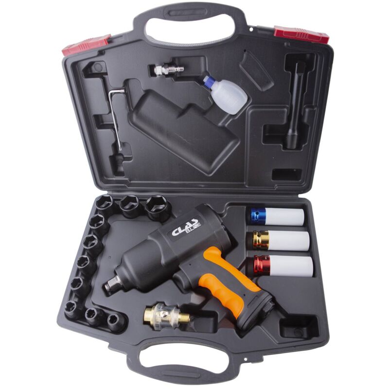 Coffret cle a choc 1/2' 1600nm pour roues (19 pcs)- op 1550BL Clas Equipements
