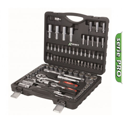 Coffret clé à cliquet et douilles 94 pieces série pro