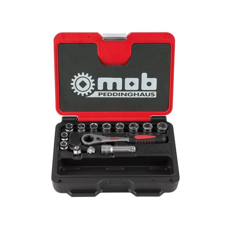 Mob Outillage - Coffret clé à douilles traversantes 14 pièces