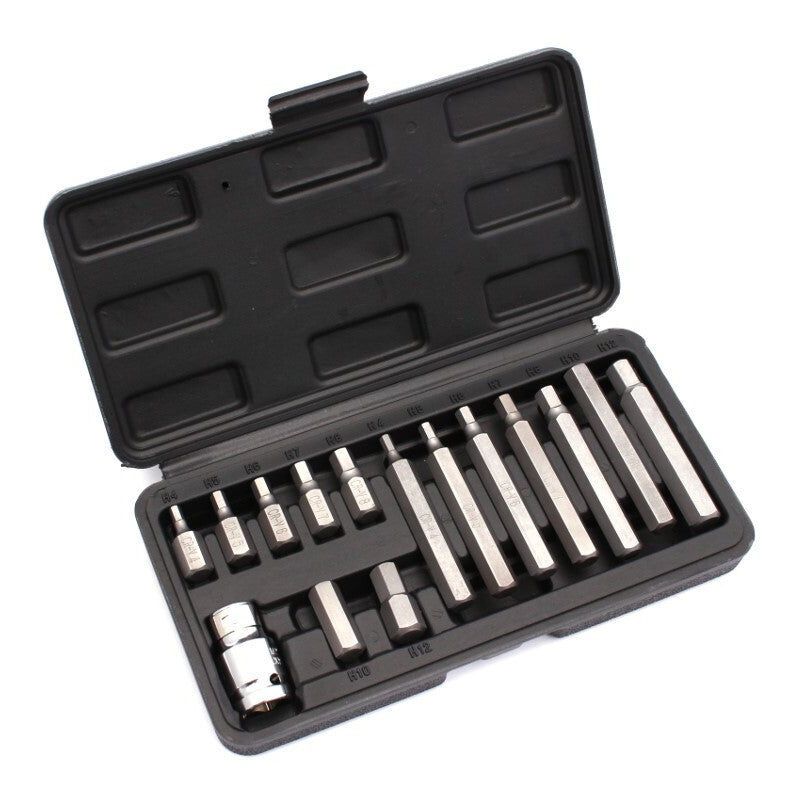 Coffret Clés à Douille Hexagonale 15 éléments