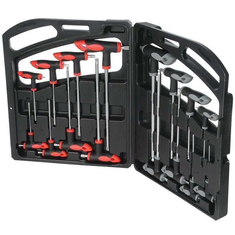 Silverline - Clés à poignée en t, 16 pcs 16 pcs