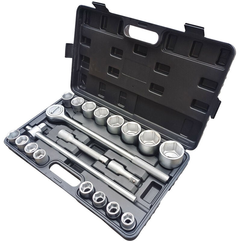 Coffret cliquet poids lourds et engins agricoles 16 douilles 20 pièces